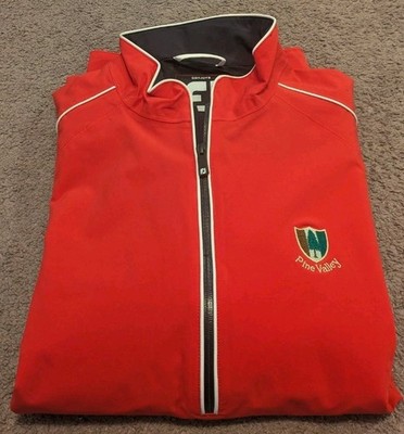 Footjoy Dryjoys Tour Collection Pine Valley Golf Club Red Jacket Men's XL