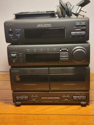 SONY TC-WR750 DE COLECCIÓN Doble Cassette Tape Deck Grabar Auto Reverso