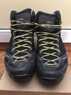 Women Salewa Boots Navy Leather 40.5