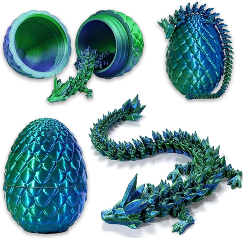 Elevapulse Drachenei Mit Drache, 3D Drache, 3D Druck Dragons, Drachen Spielzeug, - Bild 11 von 12