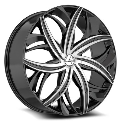 Azara AZA-541 Wheel 20x8.5 (35, 5x112, 74.1) Black Single Rim