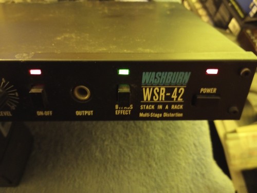 [VGC] Vintage MIJ Washburn WSR-42 Stack in a Rack Multi Stage Distortion 80s