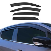 4X Windabweiser Regenabweiser FüR Peugeot 301 Stufenheck 2012-2024 Acryl Dunkel