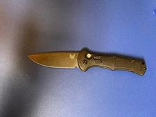 Benchmade Tactical Knife, Black w/ High Carbon Stainless