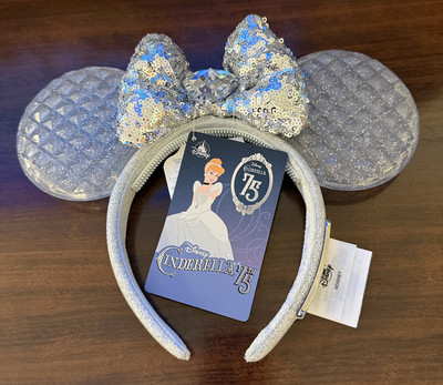Disney 2025 Cinderella 75th Anniversary Minnie Ears Headband  display picture 1