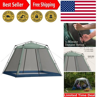 Instant 10x10 Outdoor Canopy Tent with UPF 50+ Protection & Bug Mesh Walls