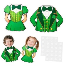60 Pcs St. Patrick's Day Leprechaun Cutouts, St. Patrick's Day Bulletin Board