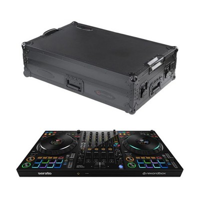 Pioneer DJ DDJ-FLX10 + Odyssey Black Label DDJ-FLX10 1U Flight Case
