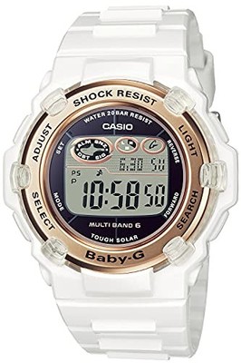NEU CASIO BABY-G Damen Square White Atomic Solar JDM BGR-3003U-7AJF JAPAN