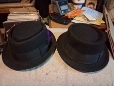 2 Pork-pie Hat Lot Sz Sm . New York Hat Co. +