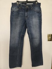 DKNY JEANS SOHO Relaxed Denim Jeans Mens Size 32x30 Blue 5 Pocket Dark Wash