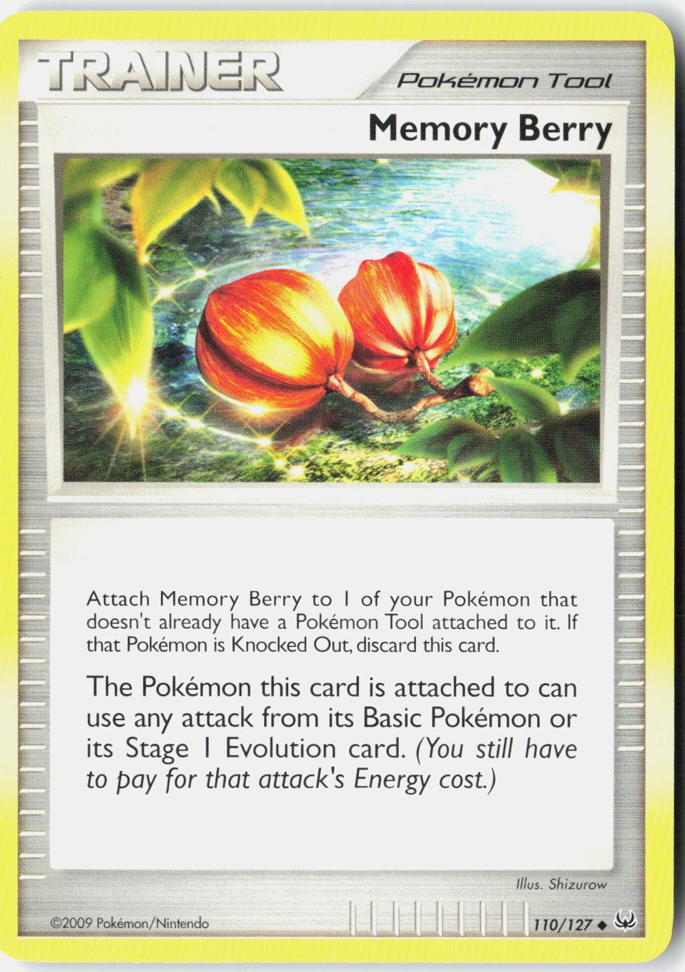 Memory Berry Platinum 110/127 Pokemon Card
