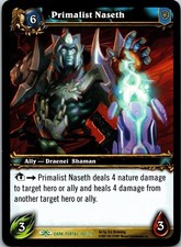 2007 Primalist Naseth 186/319 Uncommon World of Warcraft WOW TCG