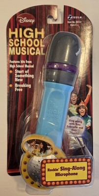 Vintage Zizzle Disney High School Musical Rockin Sing-Along Microphone NEW