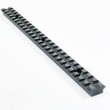 10 Inch Long Picatinny Rail Mount Aluminum 25 Slot Black Outdoor Accessories