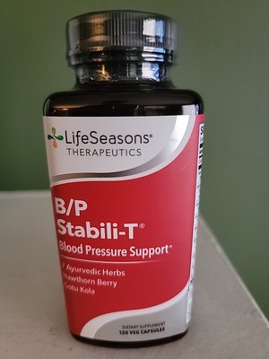 Life Seasons B/P Stabili T, Blood Pressure Support, 120 Count, 5/2027, FREE Ship