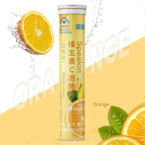 Vitamina C 20 Comprimidos Sabor Naranja Efervescente Máxima Absorción - Imagen 10 de 14