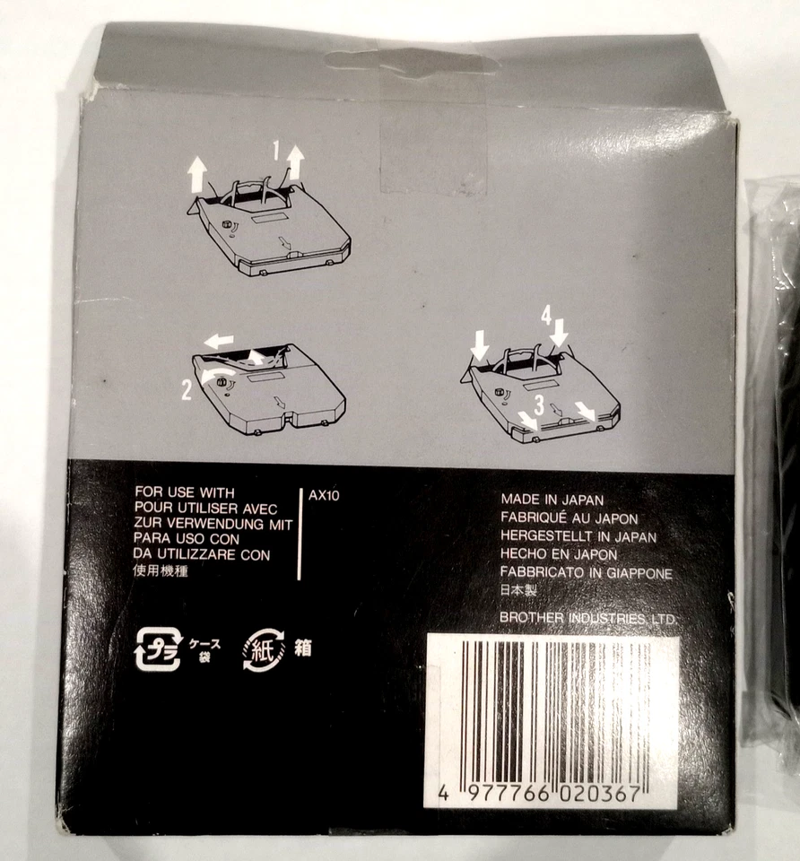 Brother Nylon Ribbon 1032  For Use with AX10 Genuine New in box - Image 3 of 4