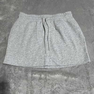 FABLETICS Skirt Womens Size XS Gray Heather Year Round Terry Athletic Mini NWT