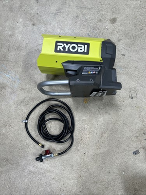 #ad Ryobi ONE PCL801B Cordless Hybrid Forced Air Propane Heater Green W253 $119.00