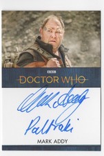 Mark Addy / Paltraki DOCTOR WHO Series 11 & 12 Inscription Autograph Card Auto