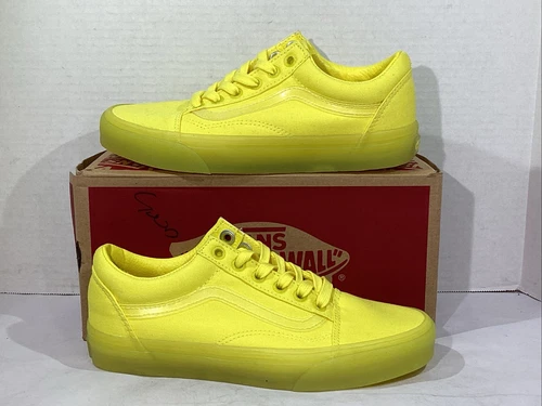 Sneakers Vans uomo taglia 5 EU 36 5 giallo traslucido tela oldol skool14