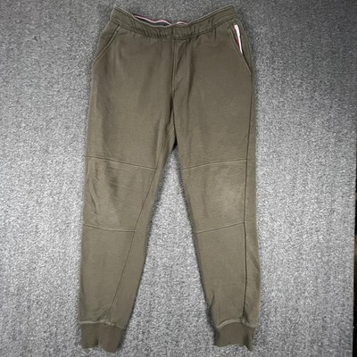 Fourlaps Jogger Pants Mens Medium Green Sweatpants RE-UP Athletic Lounge S1035