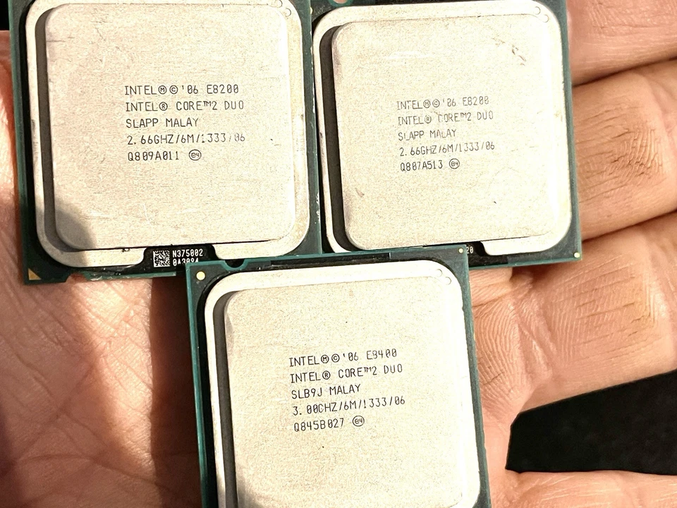 4x Intel Core 2 Quad. 3x Intel Core 2 Duo - Bild 4 von 4