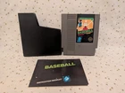 New ListingBaseball NES Nintendo 5 Screw With Manual & Sleeve CLEAN
