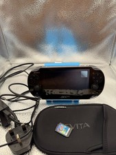 Sony PlayStation PS Vita PCH-1003 Oled – Charger, Case & Game – Great condition