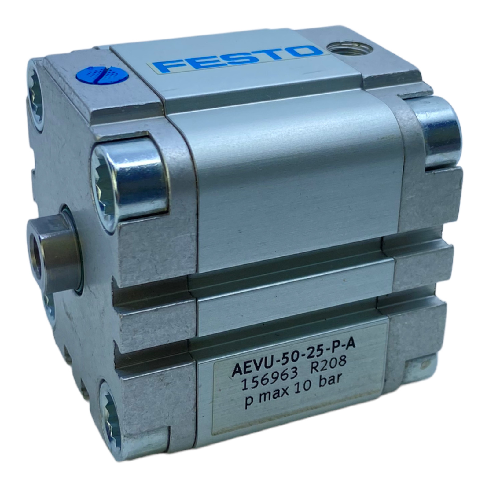 Festo AEVU-50-25-P-A Compact Cylinder for Industrial Use 156963 Pmax 10bar