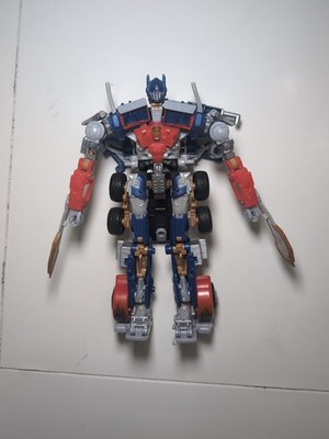 Transformers Battle Blades Optimus Prime Complete HFTD Voyager Class - READ