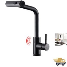 Oil Rubbed Bronze Touchless Kitchen Faucet with Pull Down Sprayer, 15  Hight ...