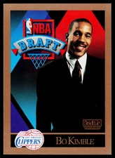 Bo Kimble, 1990-91 SkyBox, #359, Los Angeles Clippers, RC