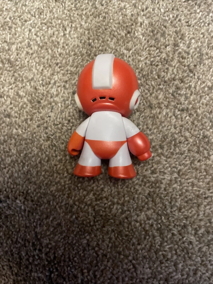 Mega Man Kidrobot 3” Vinyl Figure - Red/Orange Mega Man - Image 2 of 2