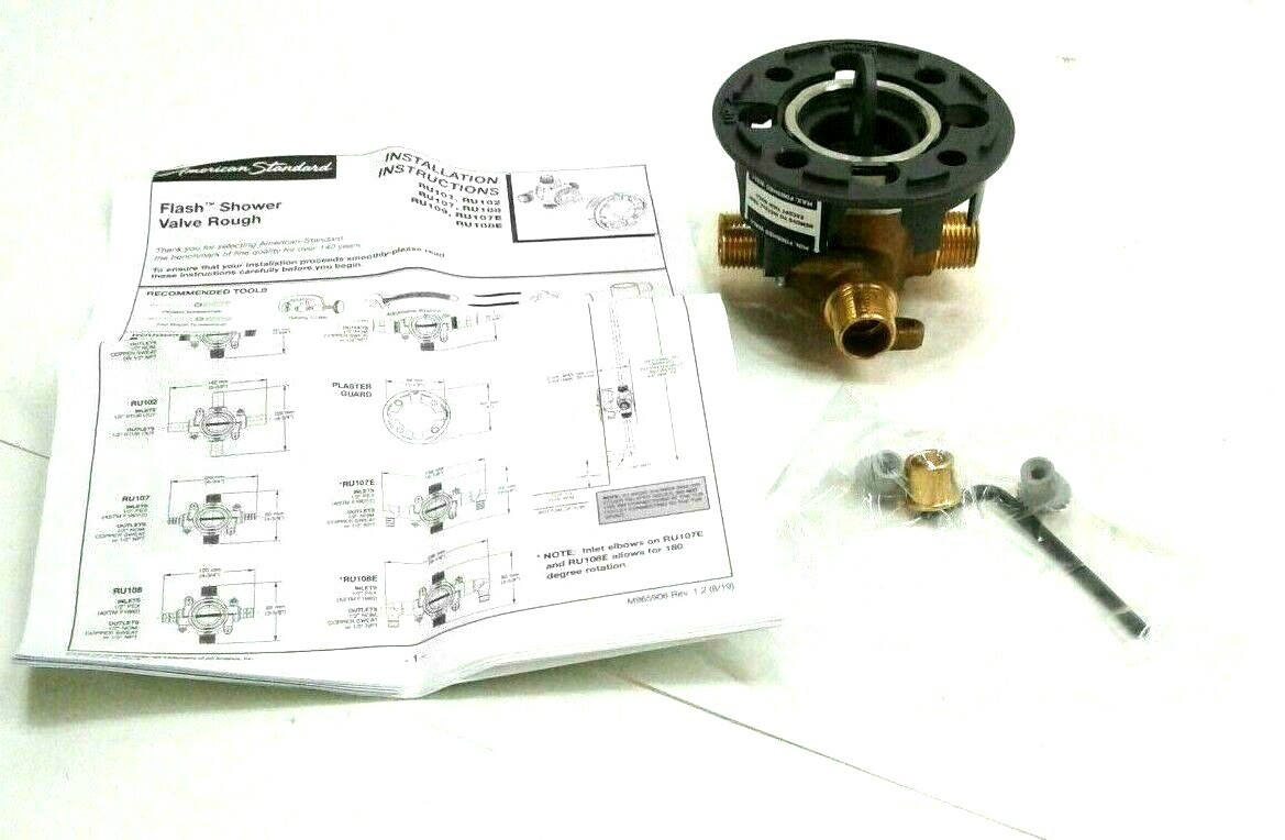 American Standard R111 American Standard RU101 Flash Shower Rough-in Valve w/Universal Inlets ...