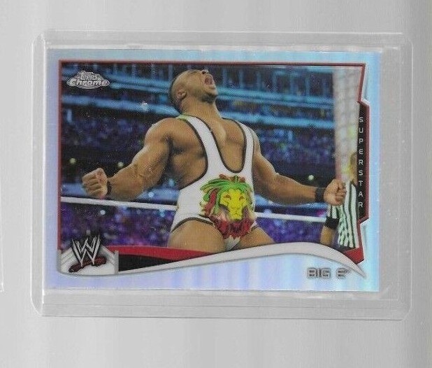 2014 Topps WWE Chrome Big E Refractor Card #3 The New Day