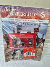 ISSUE 67 DEL PRADO RELIVE WATERLOO SET OF 3 PAINTED LEAD SOLDIERS DWA025 28MM