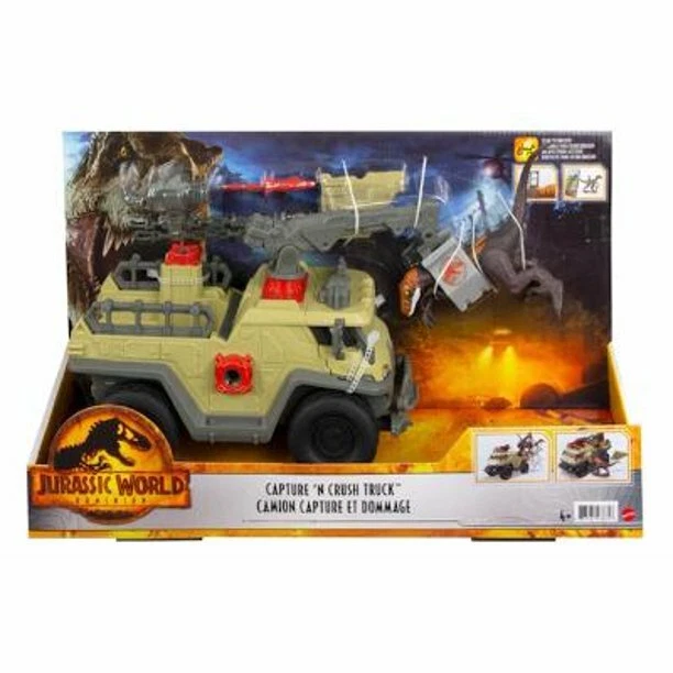 Jurassic world sales truck toy