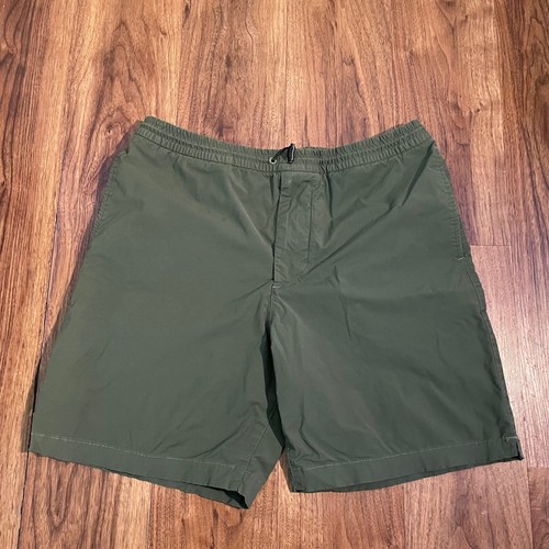 Club Monaco Sportshorts grün elastischer Bund Freizeit Herren Größe Medium
