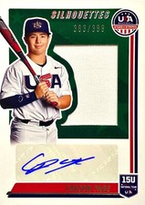 2022 Panini Stars & Stripes Carson Page /399 Auto Relic USA Team #SIL-CN