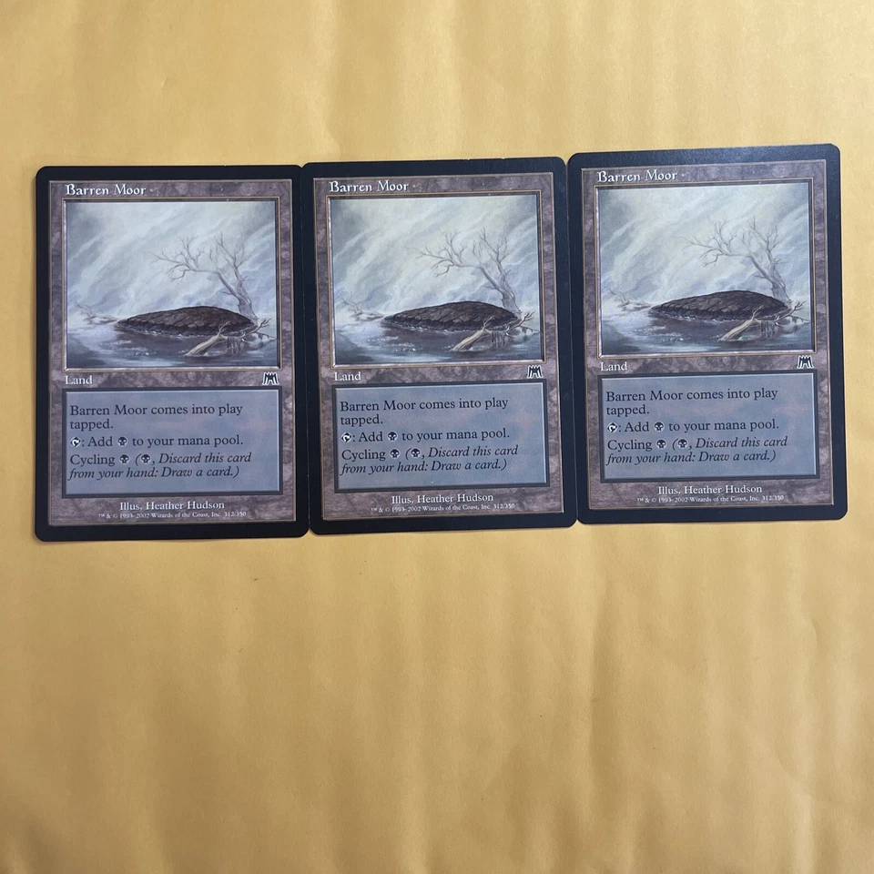 3X Barren Moor -Onslaught MTG - Image 3 of 4