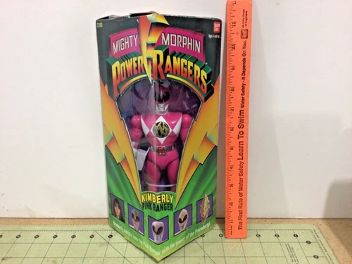 Vintage Bandai Mighty Morphin Power Rangers T Kimberly Pink action figure #2200
