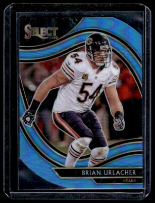 2020 Panini Select Light Blue Field Level Brian Urlacher Chicago Bears #314