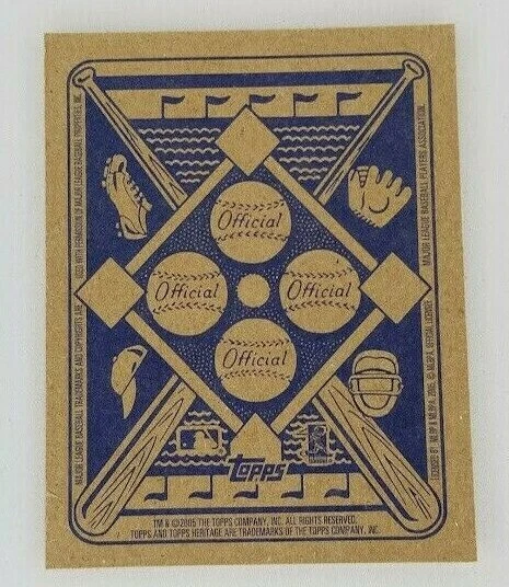 2005 Bowman Heritage Baseball Mini 51 Topps Heritage Blue Backs - Pick Your Card - Image 2 of 4