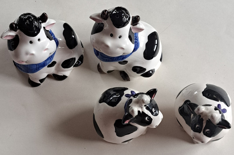 Cow Salt & Pepper Shaker 2 Sets
