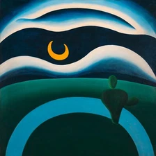 Tarsila do Amaral: A Lua (The Moon) 22x30 Archival Quality Fine Art Print