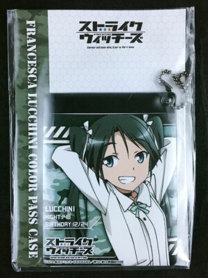 Strike Witches Pass Card Case Key Chain chara-ani Francesca Lucchini New