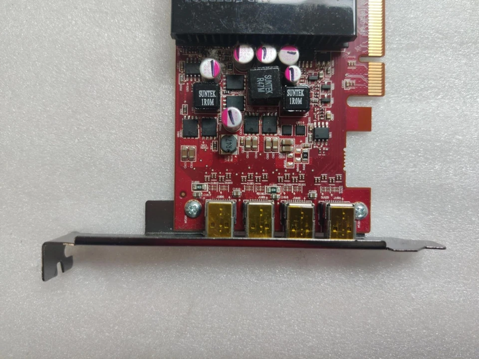 AMD FirePro W4100 2GB X4 Monitors Mini DisplayPort X4 VGA Windows 10 Video Card - Image 2 of 4