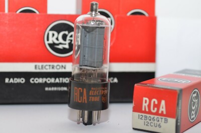 Vintage RCA 12BQ6GTB / 12CU6 Electron Beam Power Amplifier Tube Valve, NIB, NOS